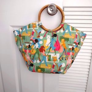 Neiman Marcus vintage inspired tote, hobo bag,  oversized purse